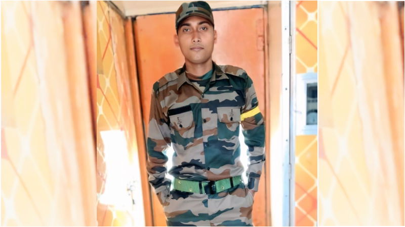 Heart attack in Chhattisgarh Bagalkote soldier dies