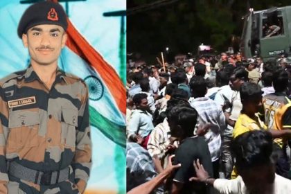 Lathi Charge Soldier Indian Army