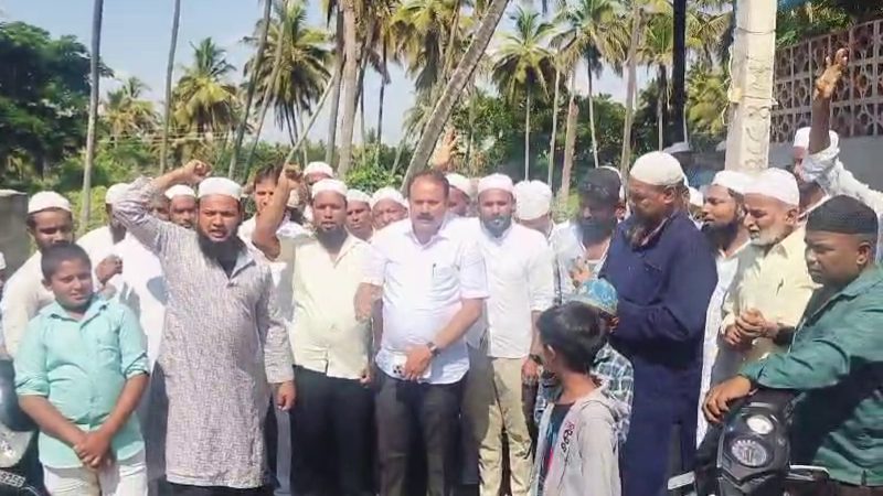 Mandya Muslim Protest