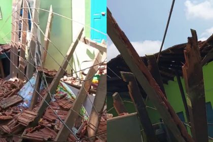 Nadakacheri Collapse due to rain in Jayapura Chikkamagaluru