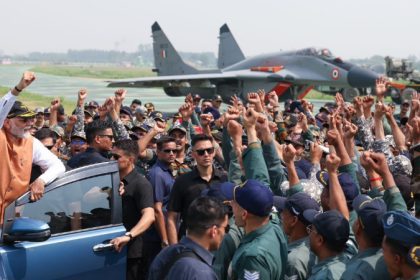 PM Modi at Adampur Airbase 2