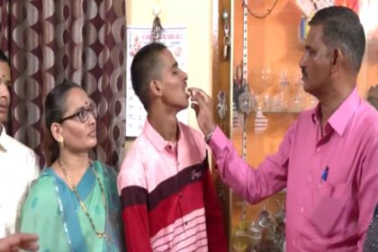 SSLC Result Parents feed cake to son who failed in 6 subjects Bagalkote