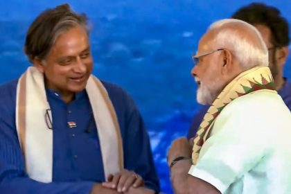 Shashi Tharoor and modi