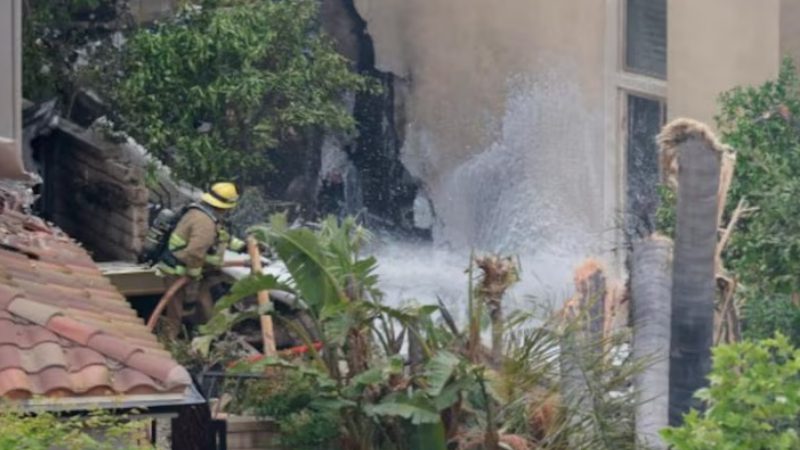 Small Plane Crashes In California