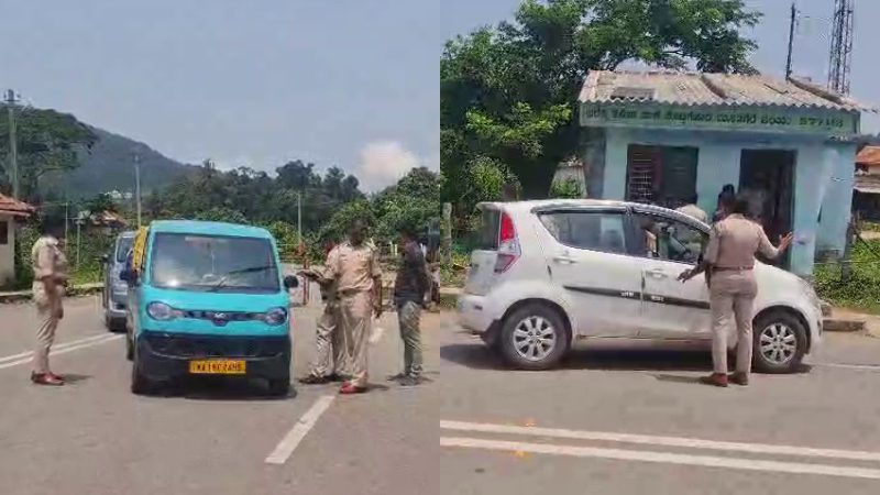 Suhas Shetty murder case Heavy security at Mangaluru Chikkamagaluru border