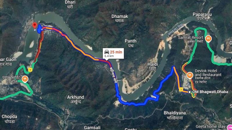 Uttarakhand Rain Landslides Traffic