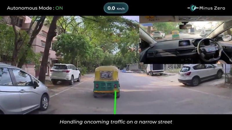 bengaluru based Minus Zero unveils Indias first AI based end to end autopilot system 2