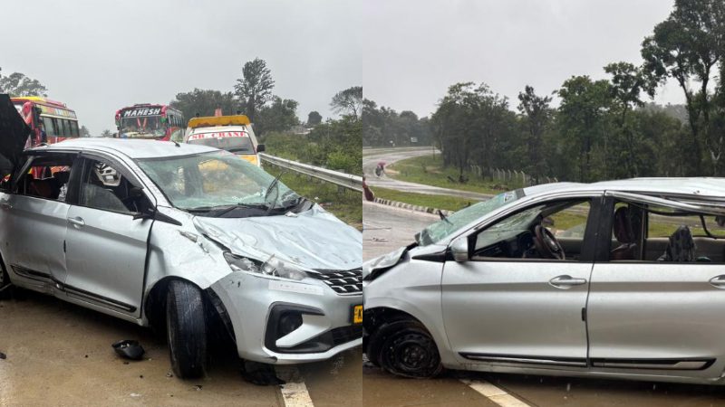 sakaleshapur car Accident