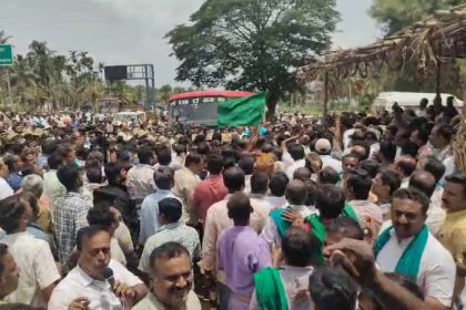 tumakuru outrage erupts against hemavati express link canal project work temporarily halted 1