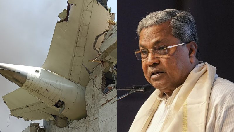 Air India Crash CM Siddaramaiah