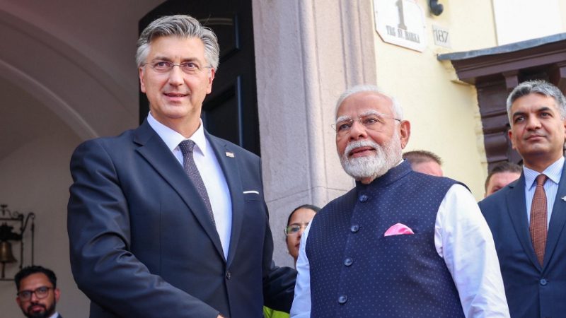 Andrej Plenkovic Narendra Modi