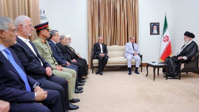 Asim Munir Khamenei Shehbaz Sharif Pakistan Iran