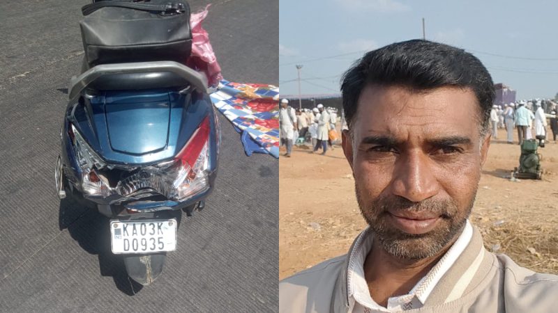 BMTC bus crushes man to death Hebbala Bengaluru