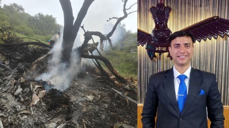 Chopper Crash Rajveer Singh Chauhan