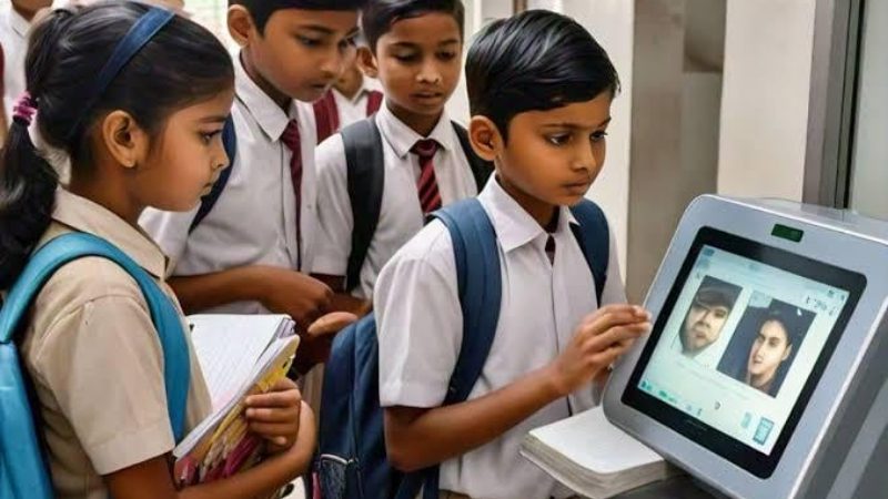 Facial Recognition AI Image