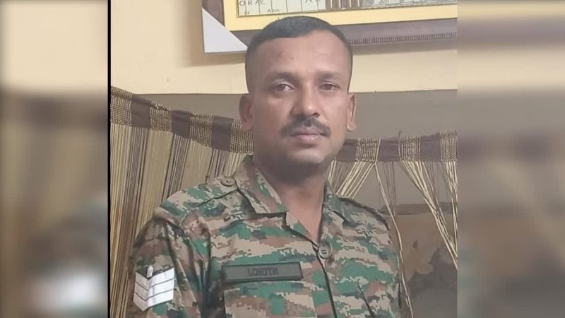 Hassana soldier Lohit dies in tractor accident