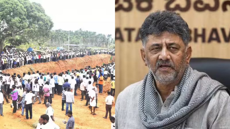 Hemavathi link canal D.K.Shivakumar