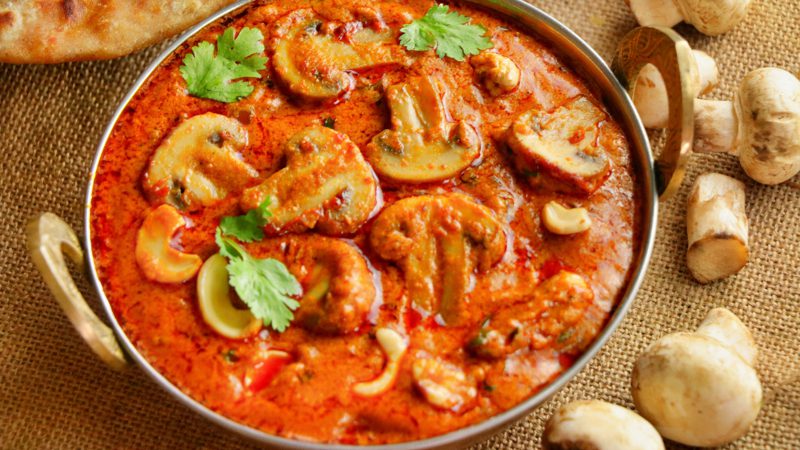 How to make Kaju Mushroom Masala Recipe 1