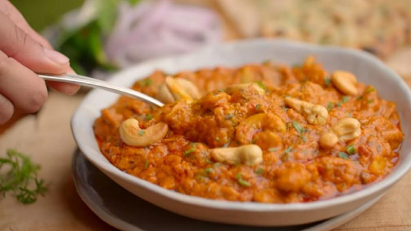 How to make Kaju Mushroom Masala Recipe