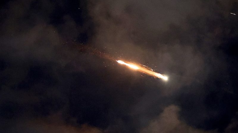 Iran Fires Missiles 2