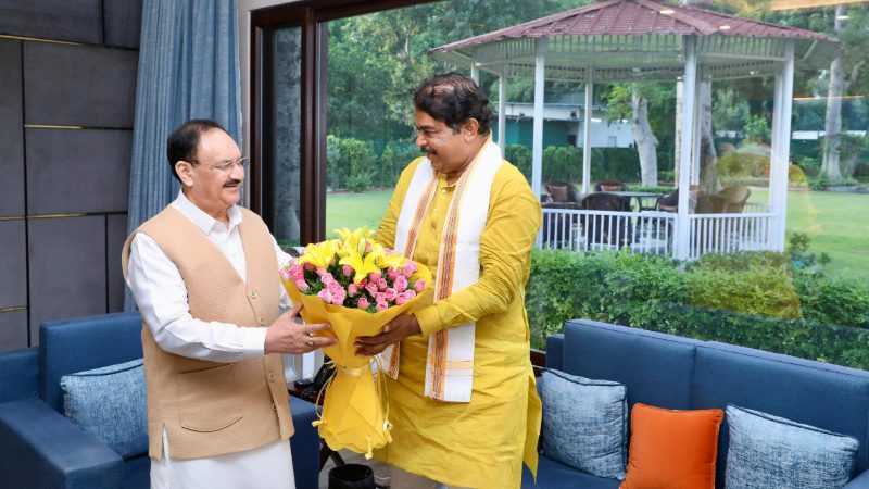 JP Nadda and R Ashok