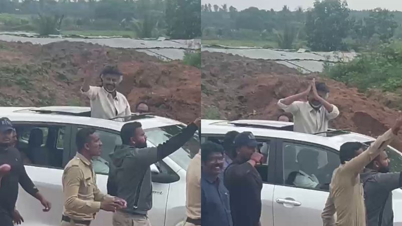 Jailer 2 Actor Rajinikanth waves and greets fans in mysuru