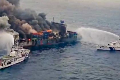 Kerala Cargo Ship Fire