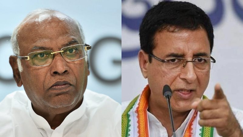 Mallikarjun Kharge Randeep Singh Surjewala