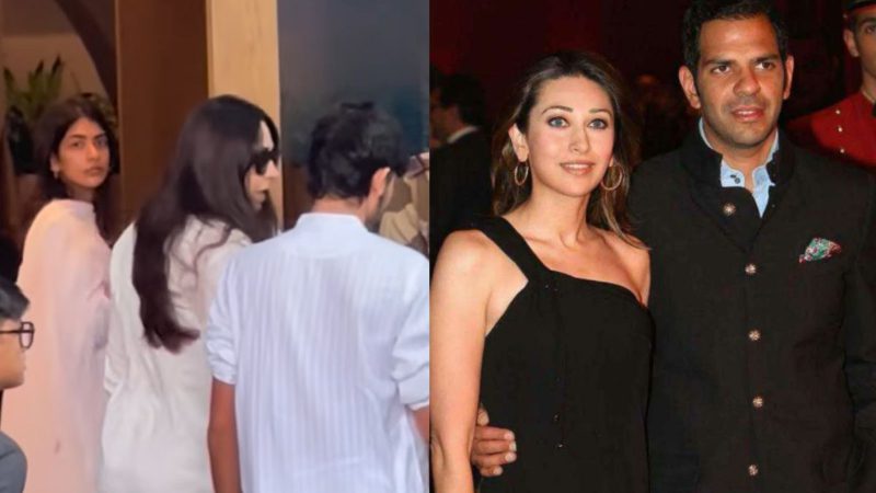 Sunjay Kapur funeral Karisma Kapoor daughter Samaira son Kiaan pay floral tributes to late businessman 2