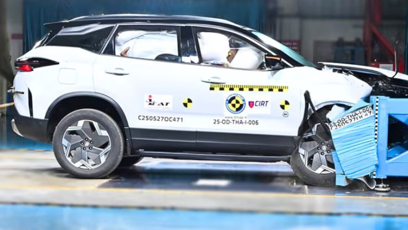 Tata Harrier EV Awarded 5 Stars In Bharat NCAP Crash Tests 2