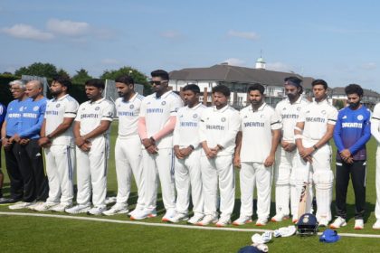 Team India Tribute to Plane crash in london