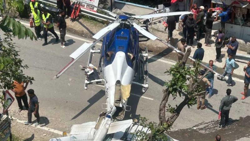 Uttarakhand Rudraparayag Helicopter Emergency Landing