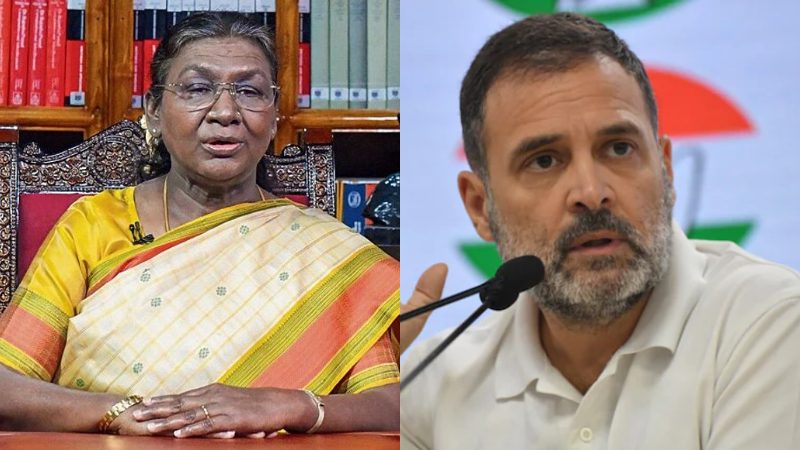 droupadi murmu rahul gandhi