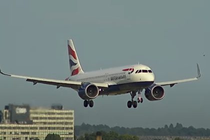 flap adjustment failure British Airways flight from London to Chennai returns to Heathrow Airport