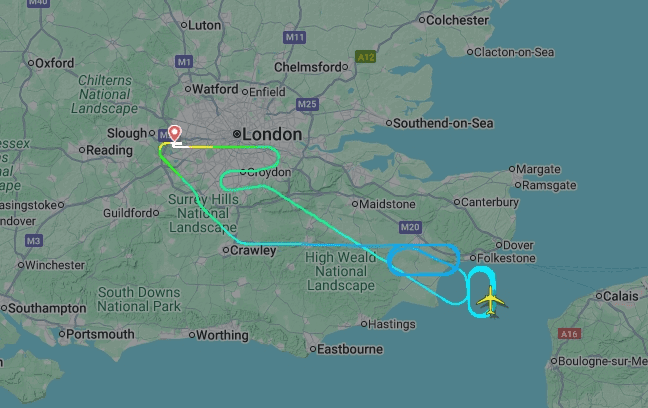 flap adjustment failure British Airways flight from London to Chennai returns to Heathrow Airport22