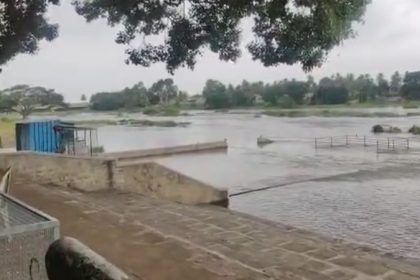 flood threat restrictions on tourist destinations along the cauvery riverbed