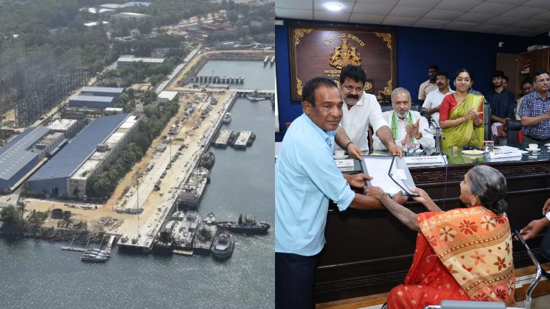 kadamba naval base compensation
