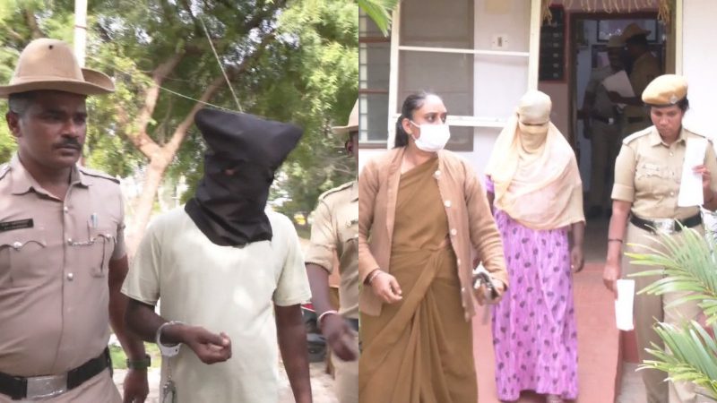 lovers arrested for gold chain stealing in chikkaballapur