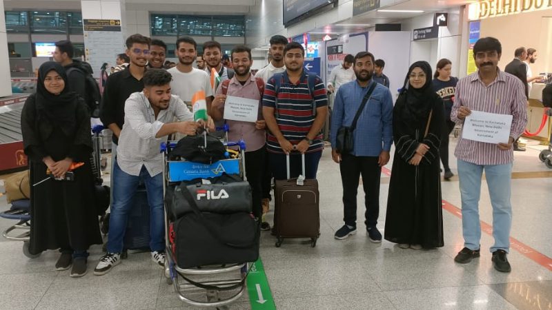 operation sindhu 11 kannadigas return safely to bengaluru from war hit iran
