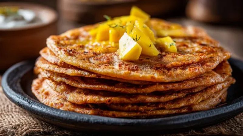 recipes is mango paratha healthy for breakfast how to make mango paratha