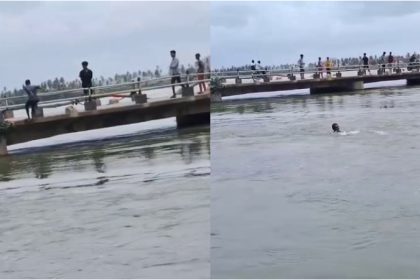 A young man jumped off Kampli bridge for reels Ballari