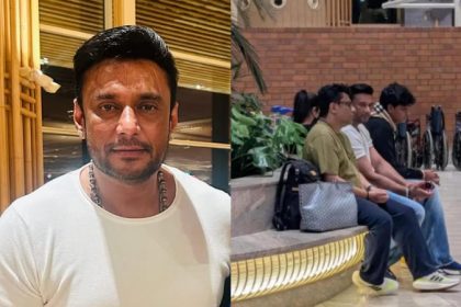Actor Darshan At Bengaluru Airpor