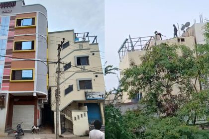 Building collapse in raichuru