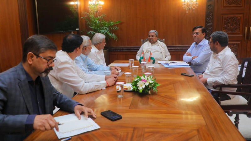 CM Siddaramaiah Meeting