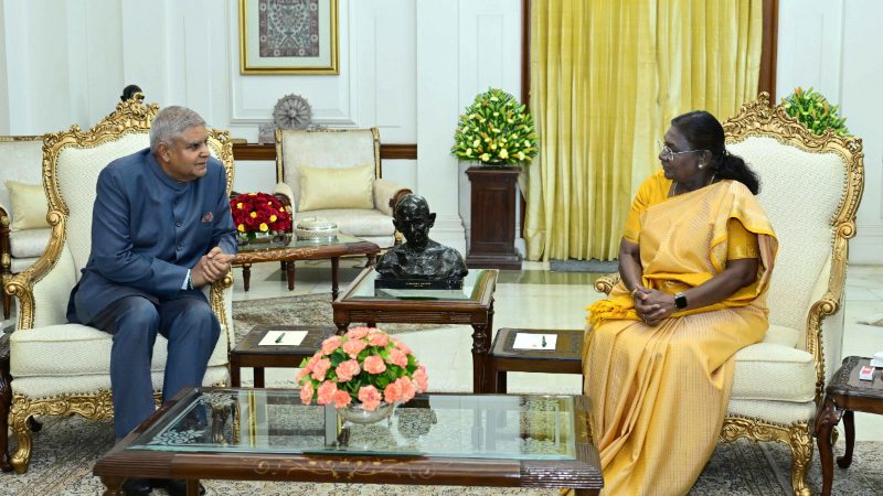 Draupadi murmu and jagadeep dhanakar