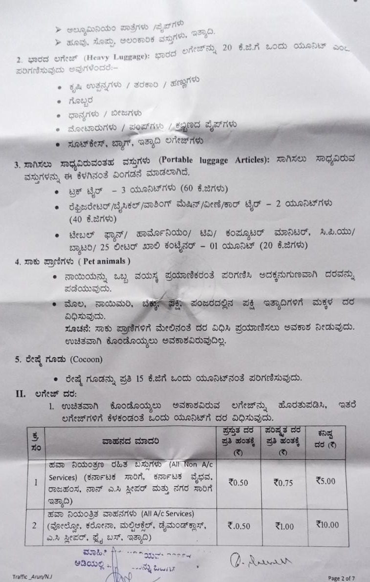 From now on you can carry truck tires fridges and washing machines on KSRTC buses 4
