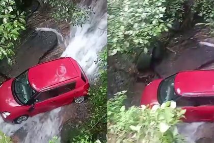 Hassan Shiradi Ghat Car Falls