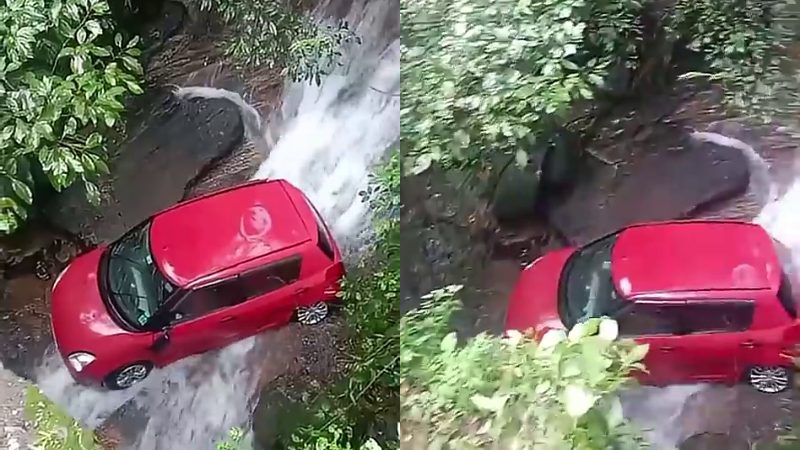 Hassan Shiradi Ghat Car Falls
