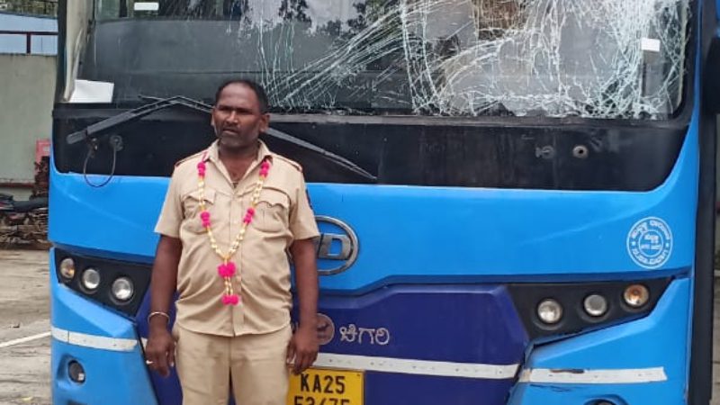 Hubballi bus Driver