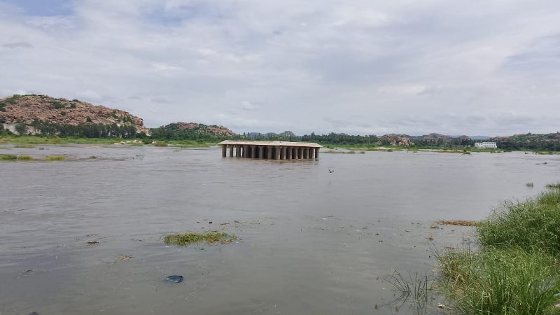 Krishnadevarayas tomb flooded
